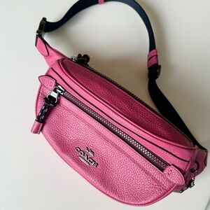 Coach Fuchsia Leather Crossbody Bag